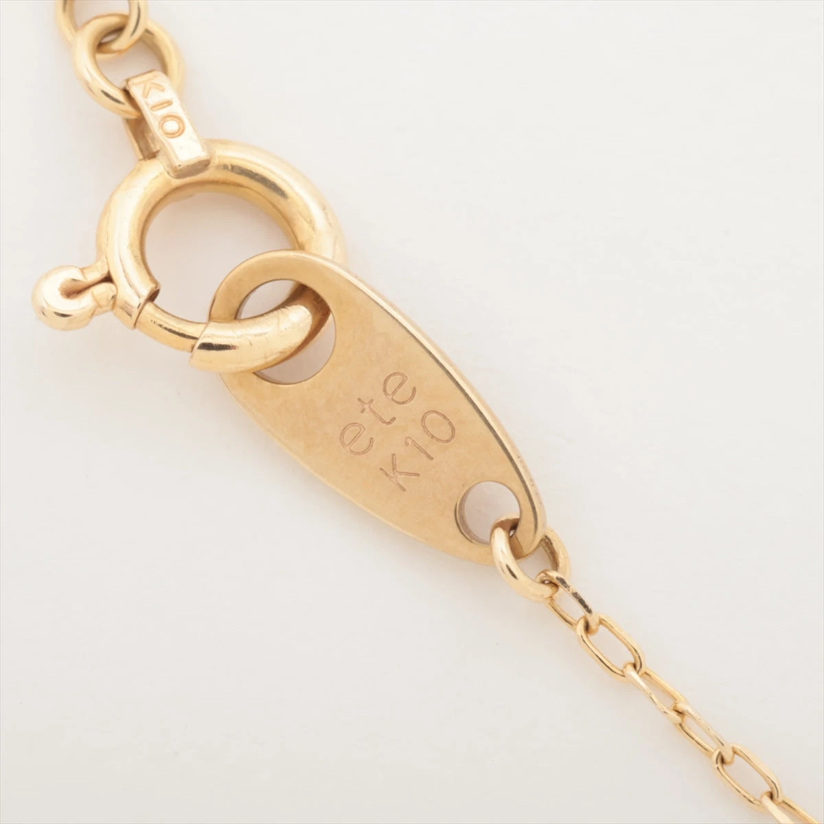 エテ クロス ダイヤ ネックレス K10(YG) 0.8g 0.03 A3229830