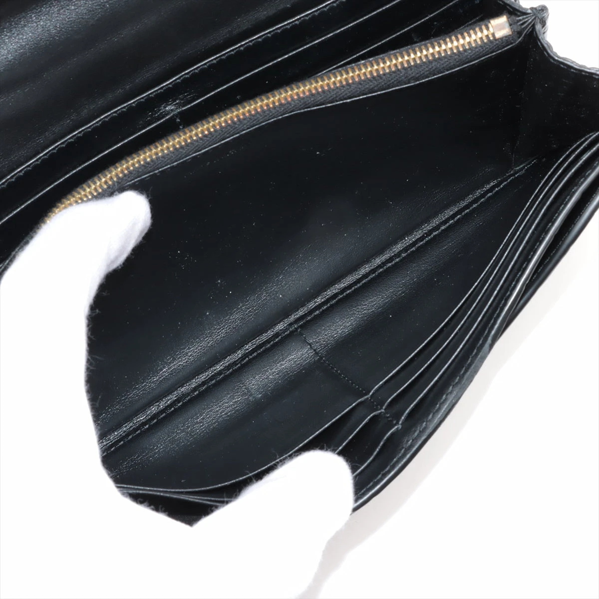 【値下げ限界です】CELINE　美品　クロコ型押し　長財布 CELINE☆ラージ ジップウォレット / クロコダイル型押し☆即納