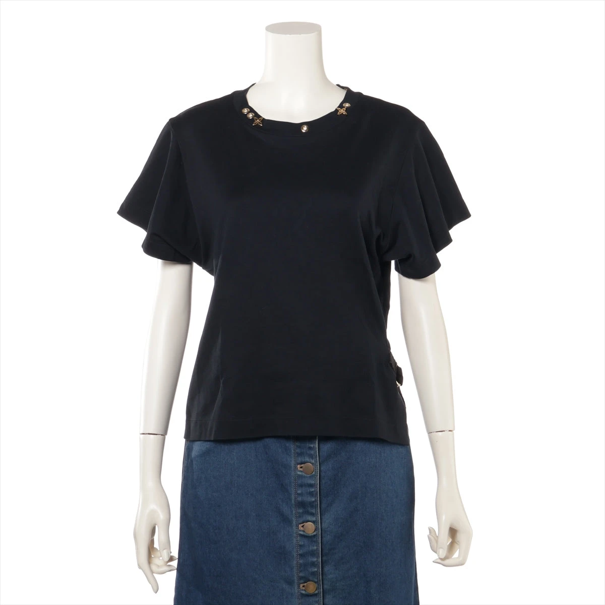 ヴィトン コットン XS ようする ブラック レディース その他トップス 