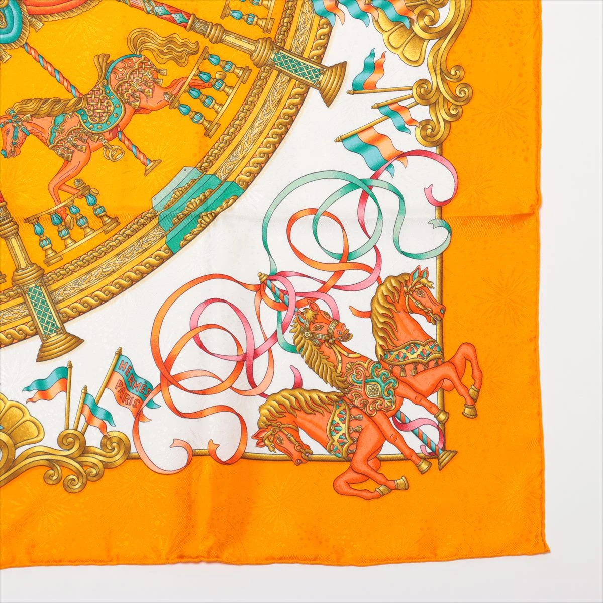 HERMES カレ90 LUNA PARK 遊園地 HERMES エルメス スカーフ カレ90 シルク LUNA PARK 遊園地