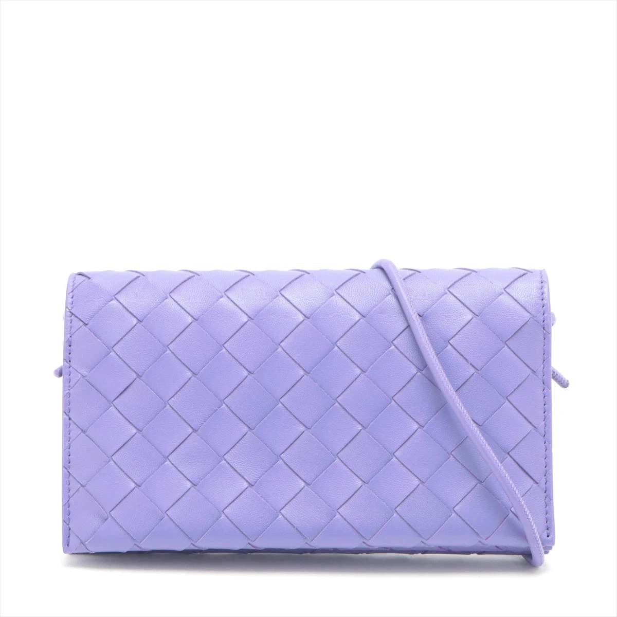 ボッテガヴェネタ イントレチャート レザー ショルダーウォレット  