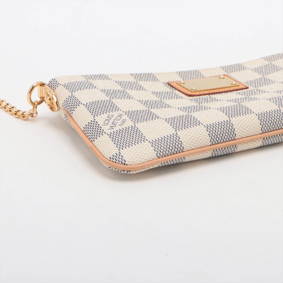 ルイ・ヴィトン ダミエ・アズール ポシェット・ミラMM N60027　収納袋箱付 LOUIS VUITTON】ルイヴィトン『ダミエ アズール ポシェット ミラ