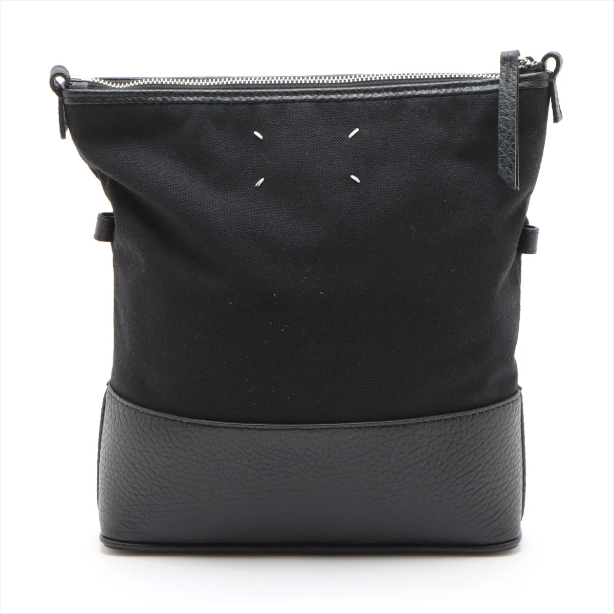 マルジェラ風　「5AC」ホーボー　ブラックキャンバスショルダーバッグ 5AC HOBO SMALL（ショルダーバッグ）｜Maison Margiela（メゾン