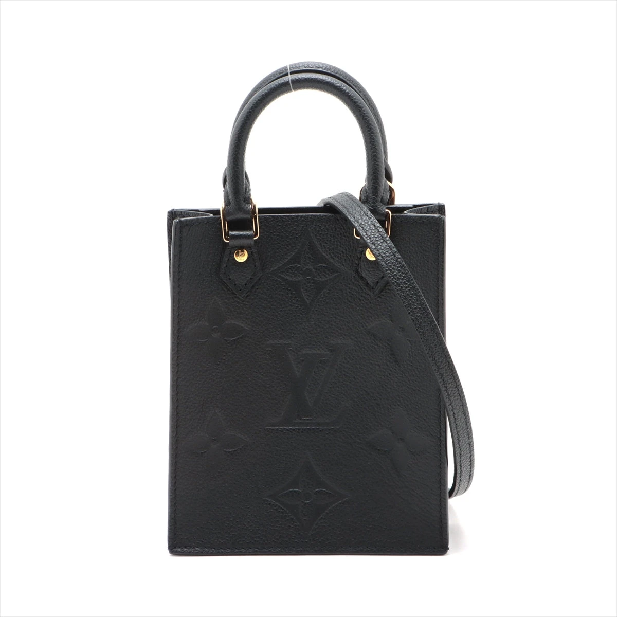 極上美品❣️ルイヴィトン モノグラム アンプラント ブラック K80 ヴィトン モノグラムアンプラント プティットサックプラ M80478 RFID