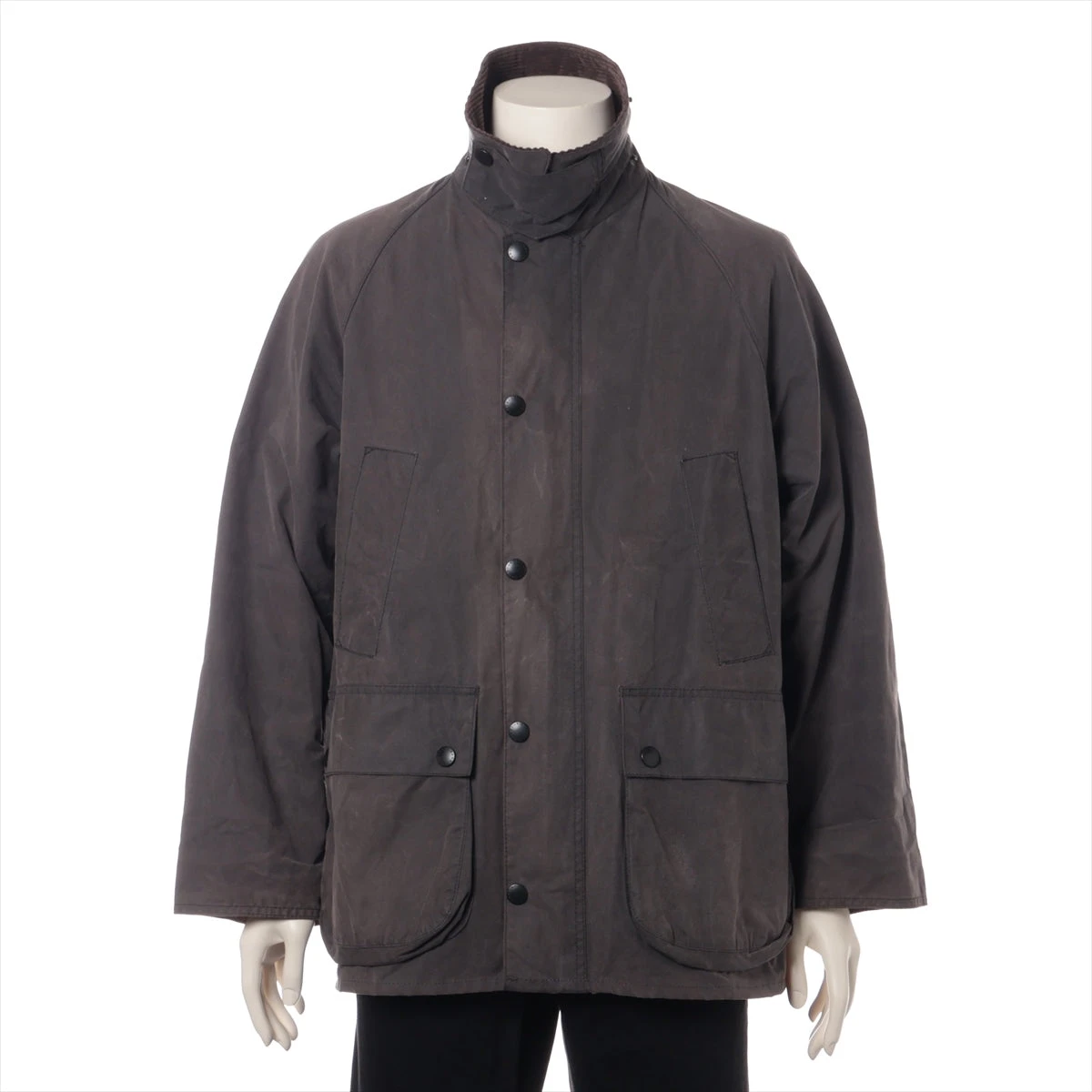バブアー 22AW コットン オイルドジャケット 38 メンズ グレー