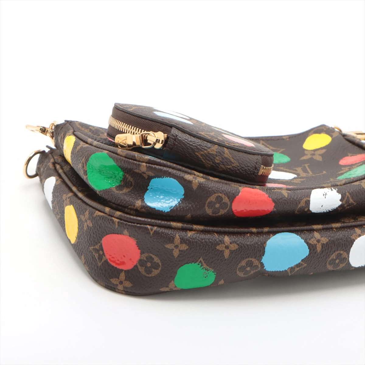 ルイヴィトン　モノグラム　ミニ　ポシェット　アクセソワール　草間彌生 LOUIS VUITTON（ルイ・ヴィトン） ミニポシェット アクセソワール
