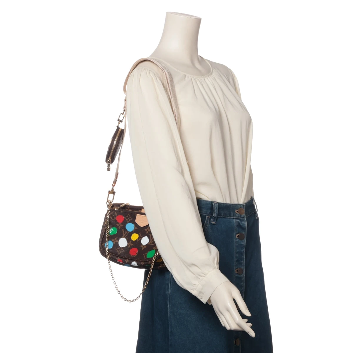 ヴィトン×草間彌生 モノグラム ミュルティポシェットアクセソワール  