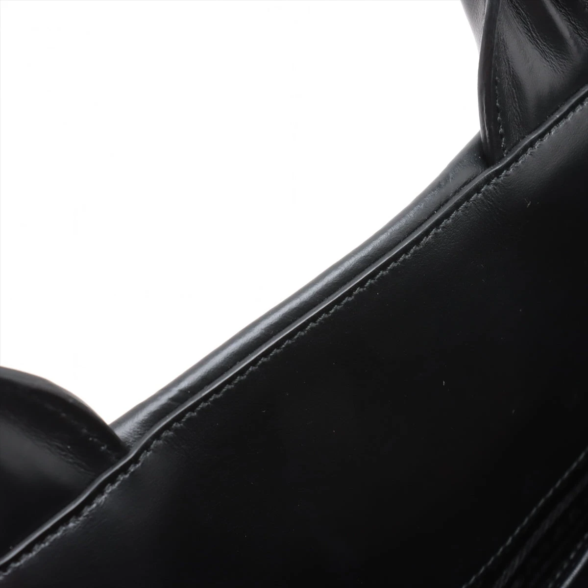24mm カーフレザー サイドステッチ 黒ブラック 新品 レザースニーカー レースアップ ALL BLK Traditional Standard