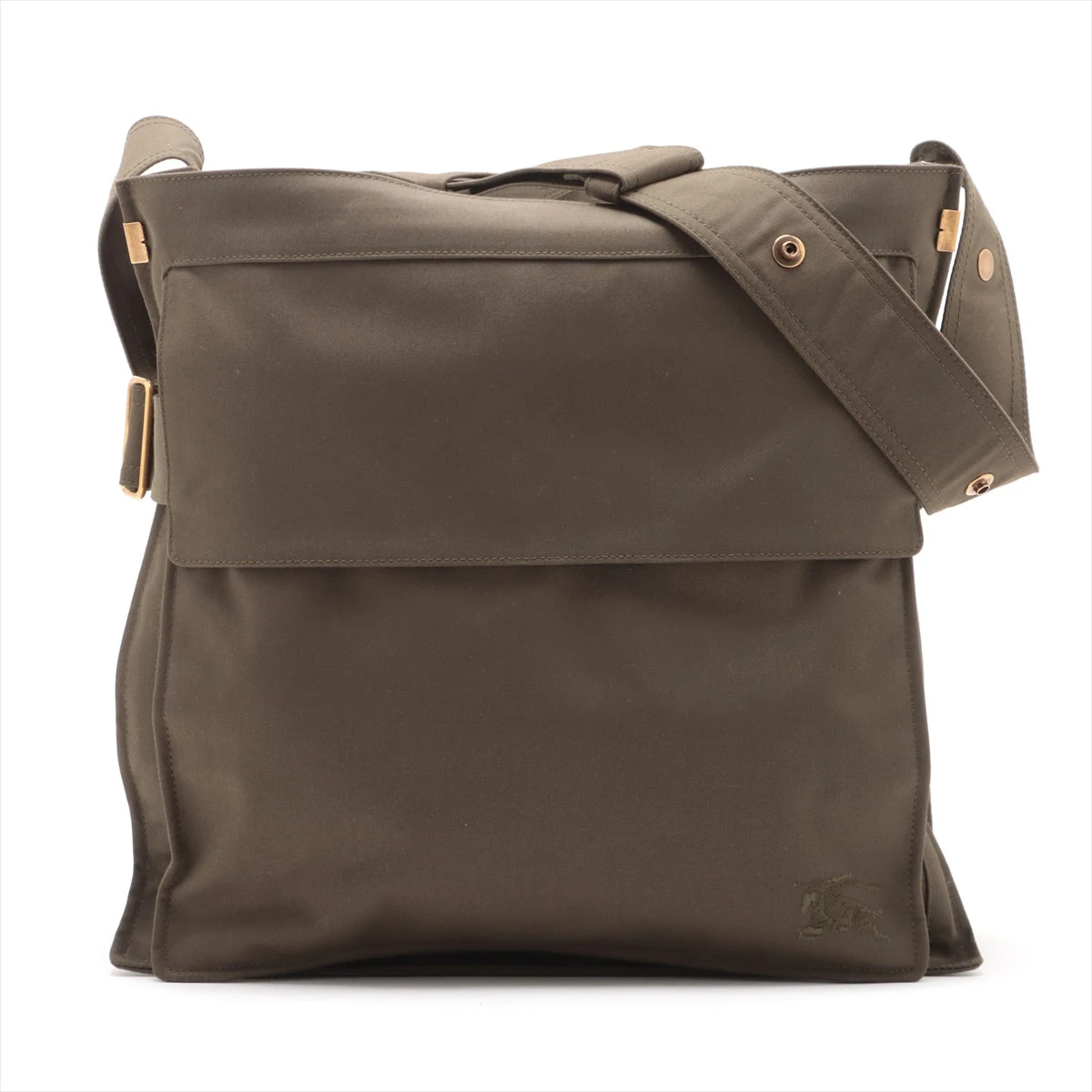 バーバリー キャンバス ショルダーバッグ カーキ A3223476｜中古  