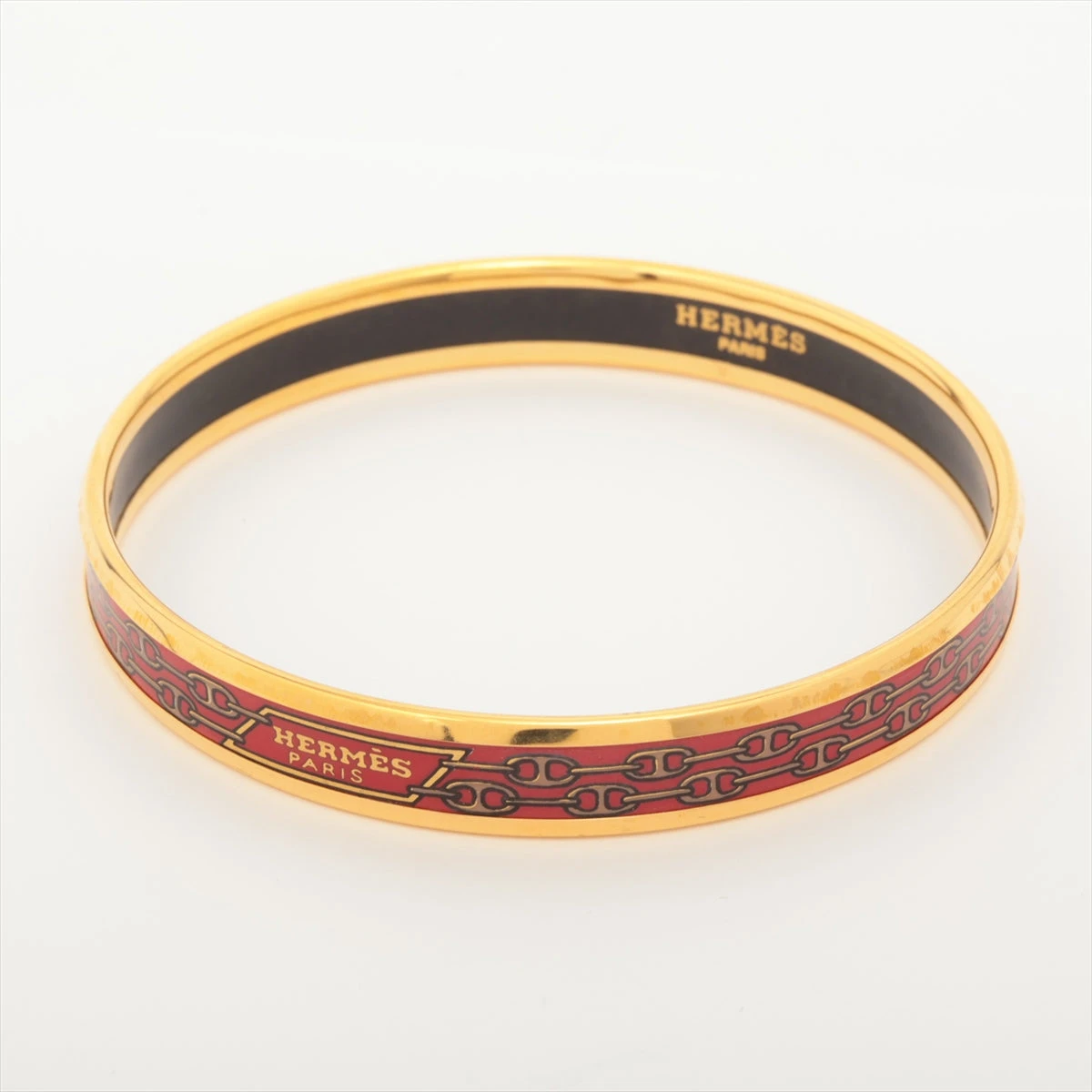 エルメス エマイユPM バングル GP ゴールド A3224953｜中古ブランド品 