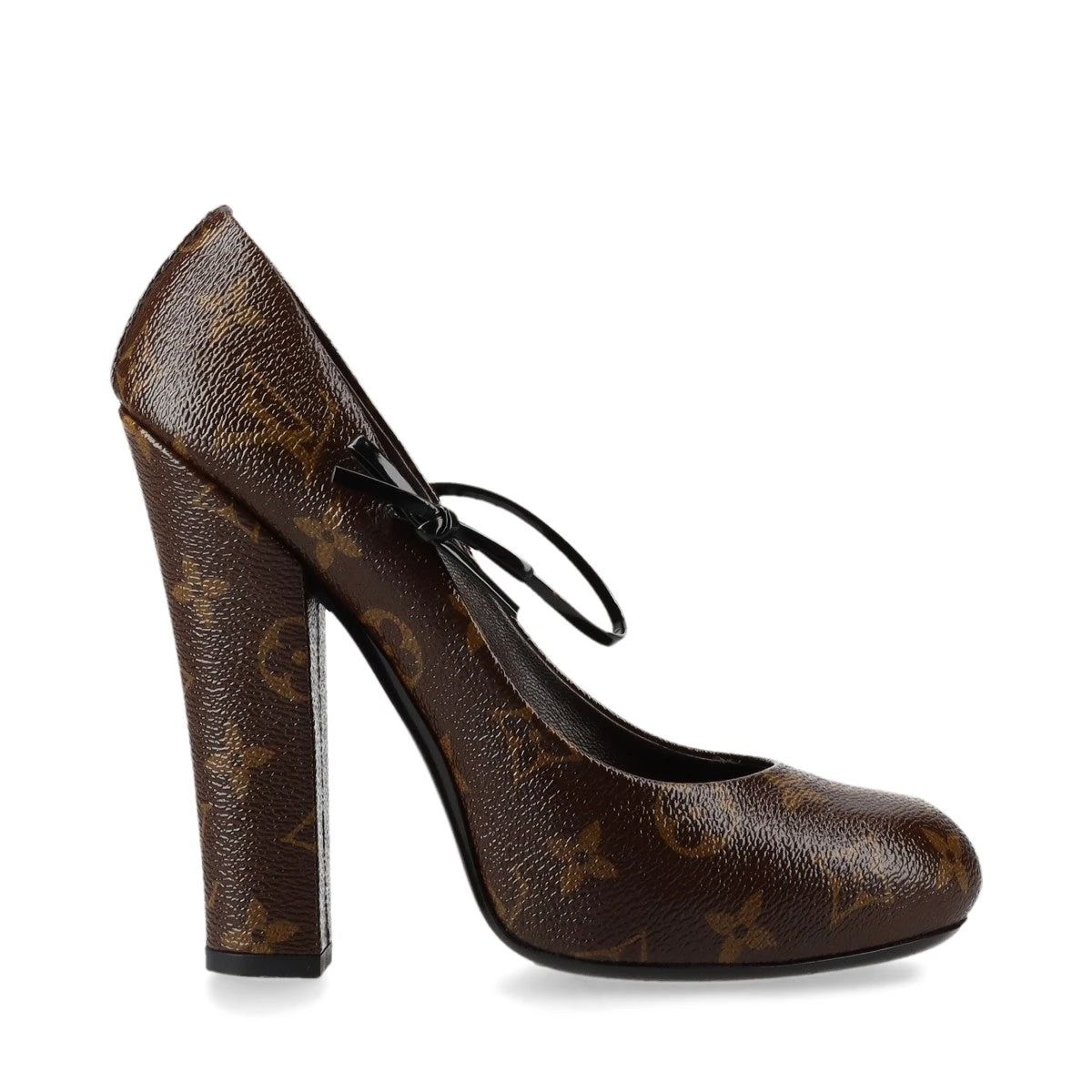 LOUIS VUITTON キャンパス×レザーストラップパンプス38 LOUIS VUITTON キャンパス×レザーストラップパンプス38 LOUIS