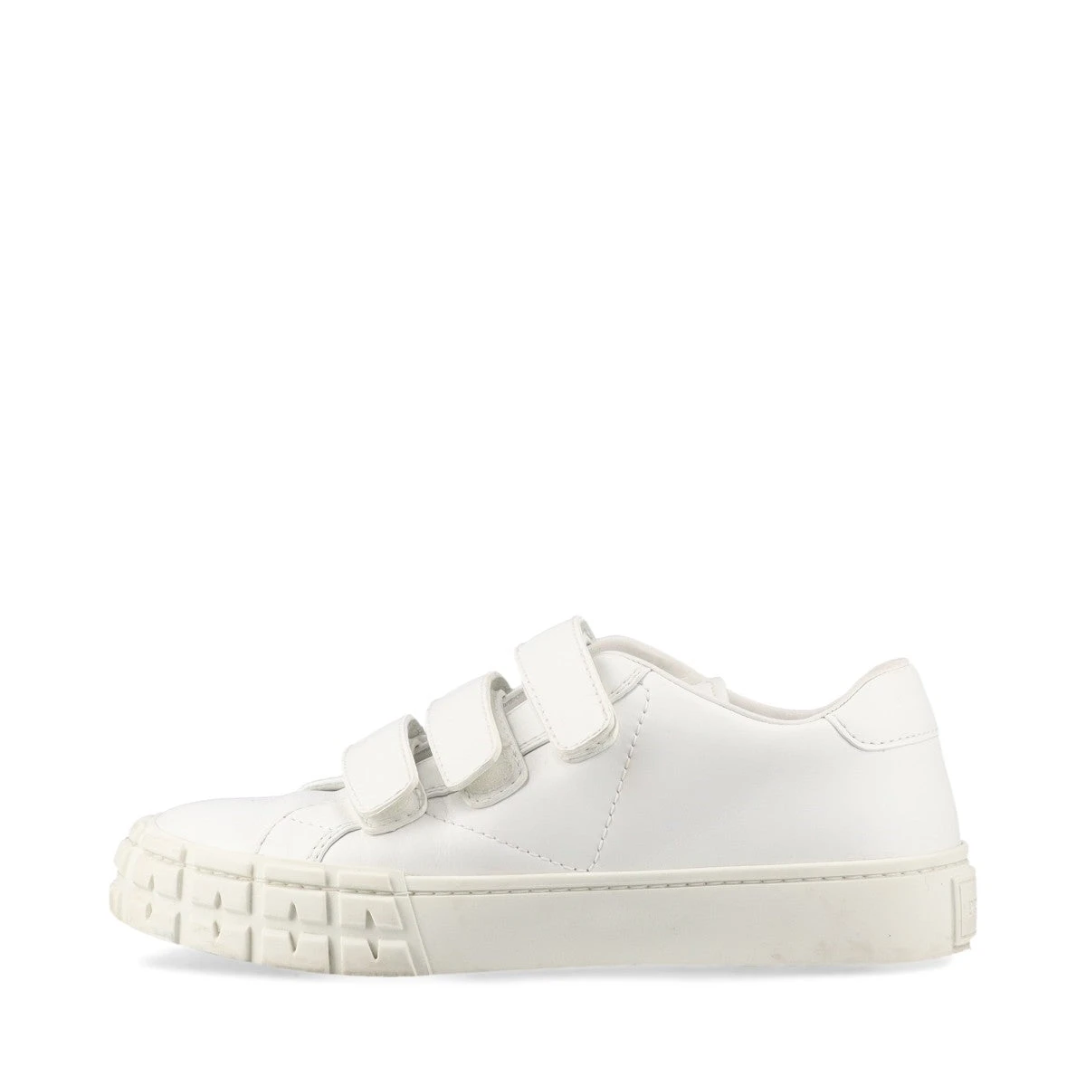 PRADA ホワイト ストラップスニーカー PRADA ホワイト ストラップスニーカー 【公式通販】