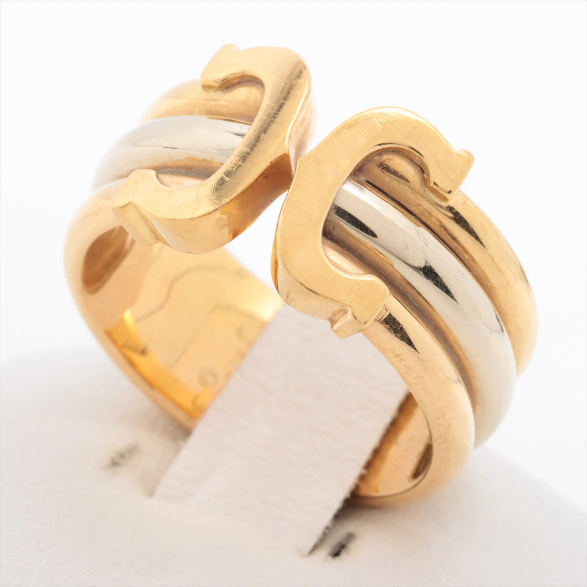 カルティエ 2C リング 750(YG×PG×WG) 8.8g 54 B4026254 A3225591｜中古