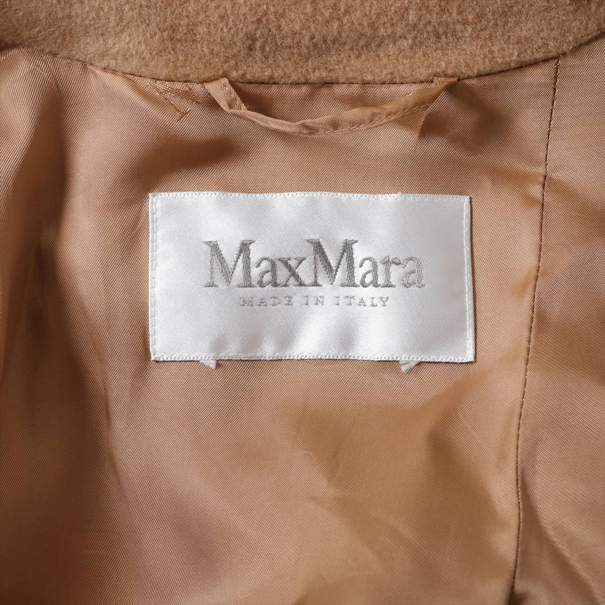 マックスマーラ ウール×カシミヤ コート 38 レディース ブラウン