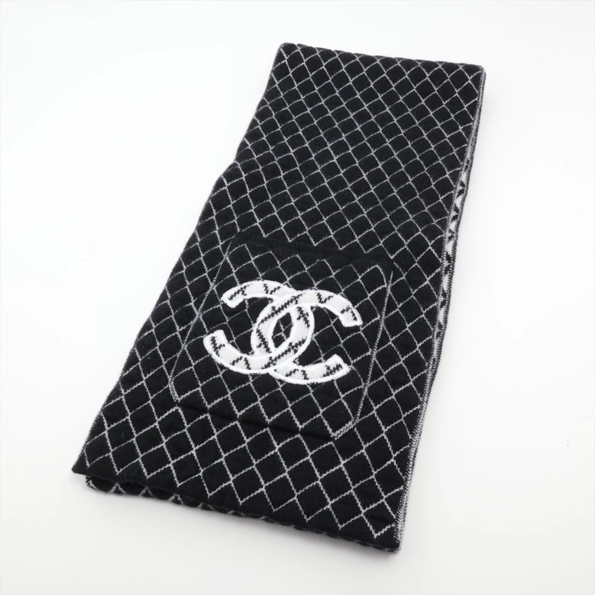 シャネル カシミヤ ココマーク マトラッセ マフラー - CHANEL】シャネル『ココマーク ロゴ カシミヤ混 マフラー』レディース