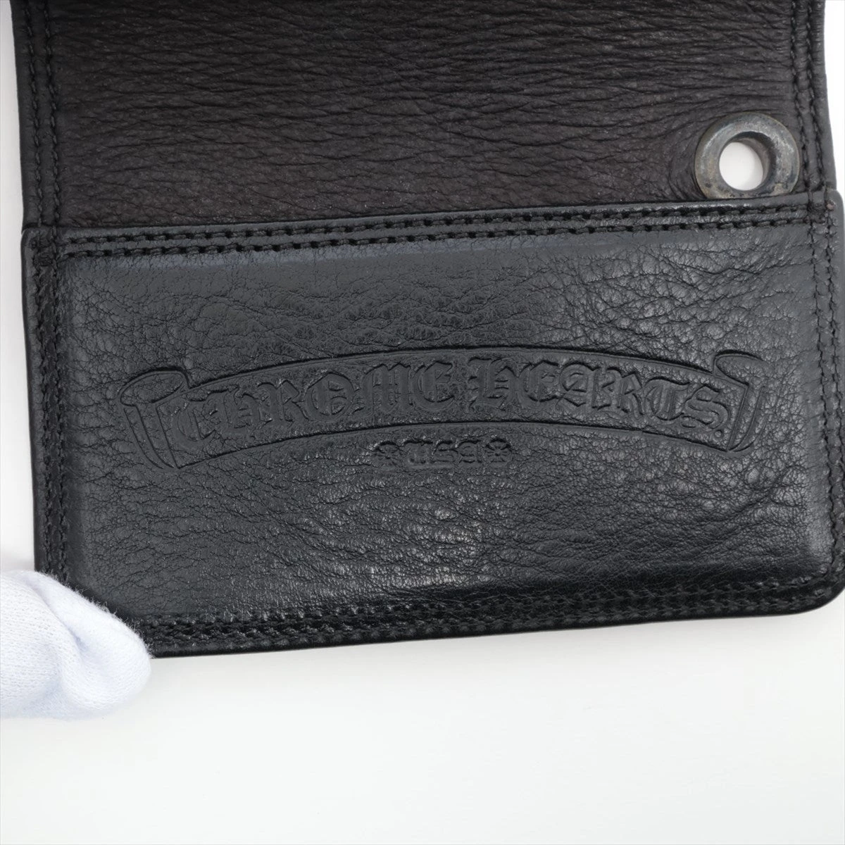 クロムハーツスクロールラベル　財布からの部品 クロムハーツスクロールラベル 財布からの部品