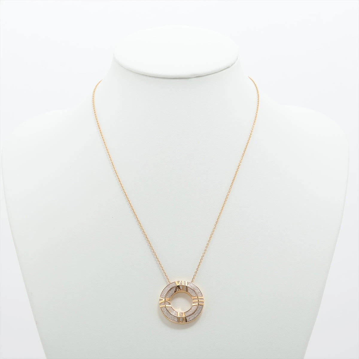 ティファニー ATLAS アトラス サークル リング チャーム ネックレス Tiffany & Co. - Tiffany & Co. ティファニー ATLAS アトラス