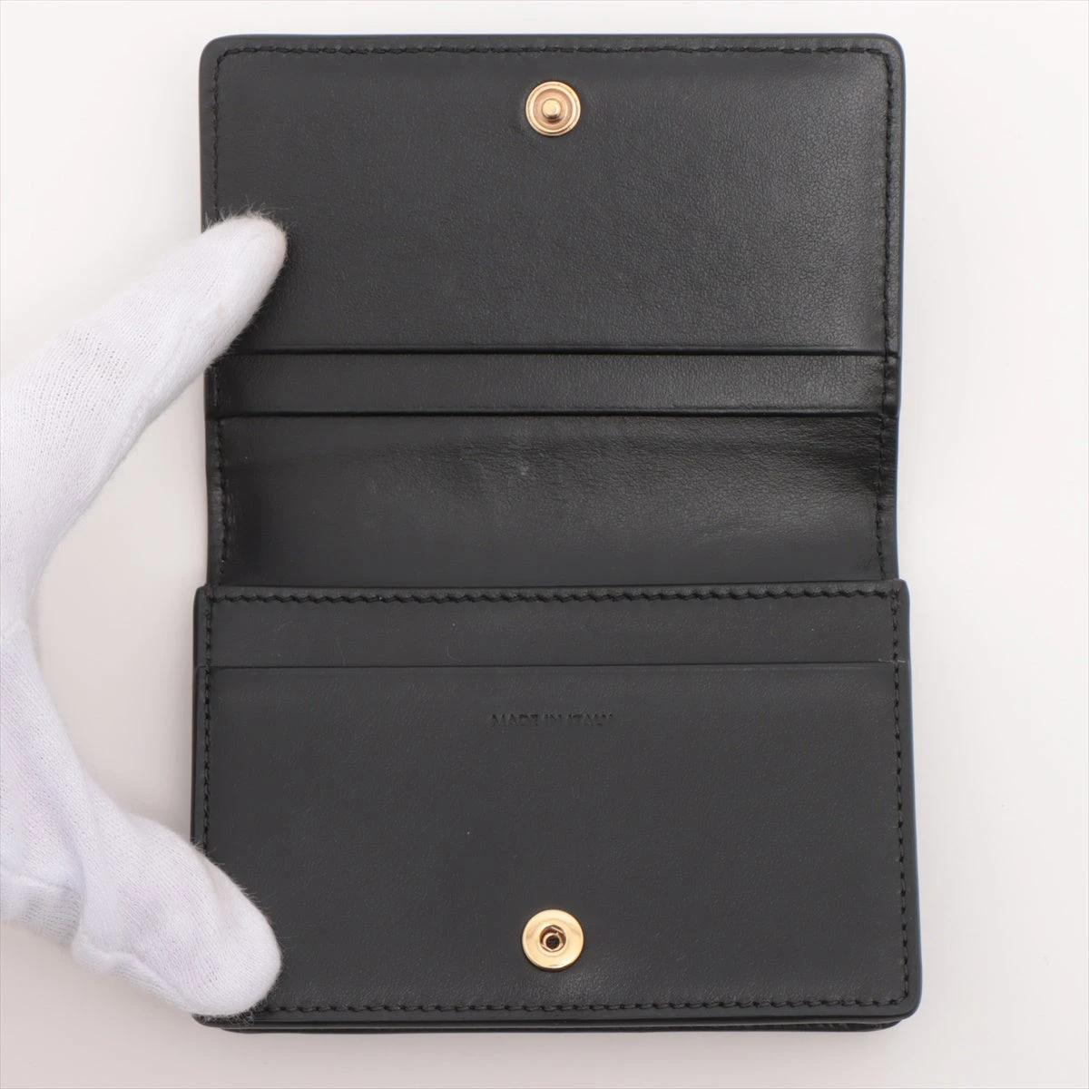 セリーヌ レザー カードケース ブラック A3230701｜中古ブランド品 