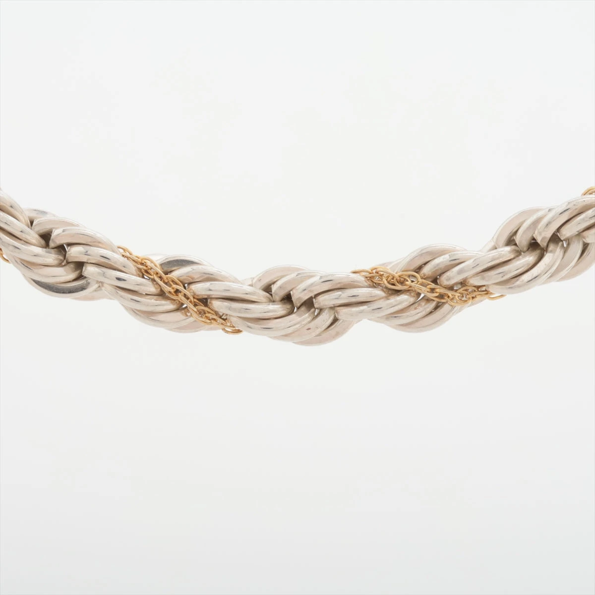 ティファニー ツイストチェーン ネックレス 925×750 46.8g ゴールド