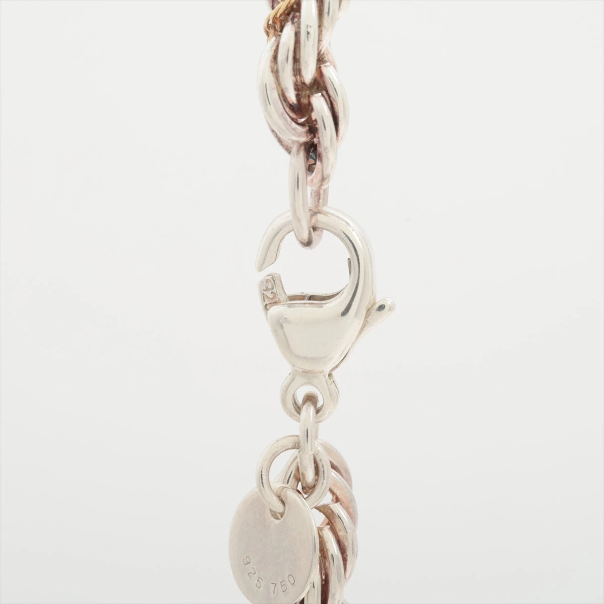 ティファニー ツイストチェーン ネックレス 925×750 46.8g ゴールド