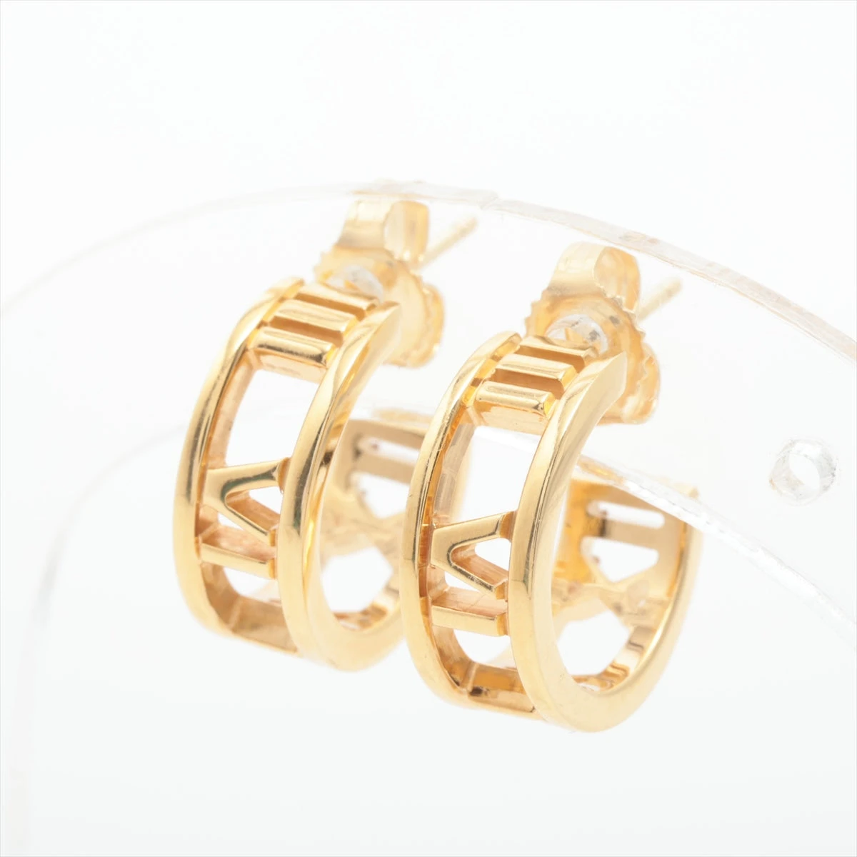 ティファニー アトラス フープ ピアス 750(YG) 4.7g A3234408｜中古