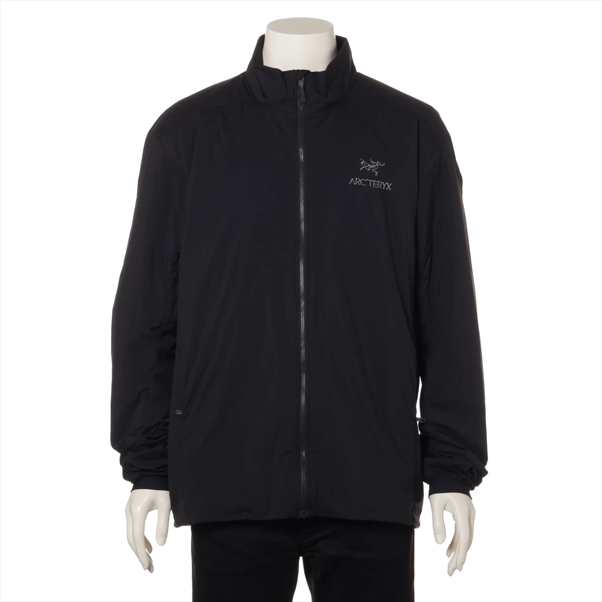 ARC'TERYX ブラックナイロンジャケット アークテリクス ナイロン 中綿ジャケット L メンズ ブラック