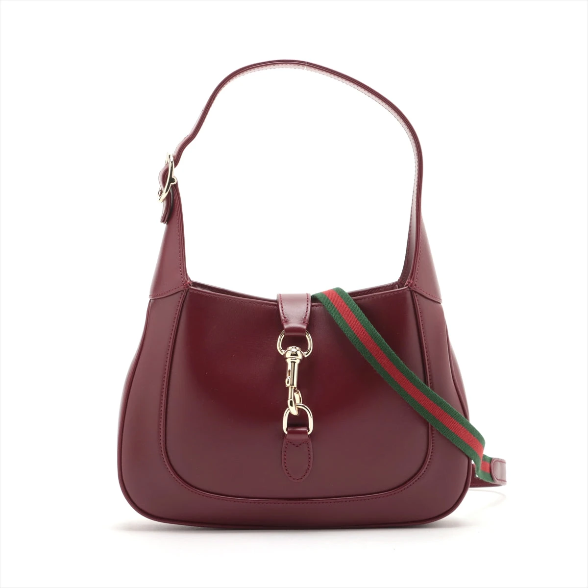 グッチ ジャッキー レザー ショルダーバッグ ボルドー 782849 A3227221