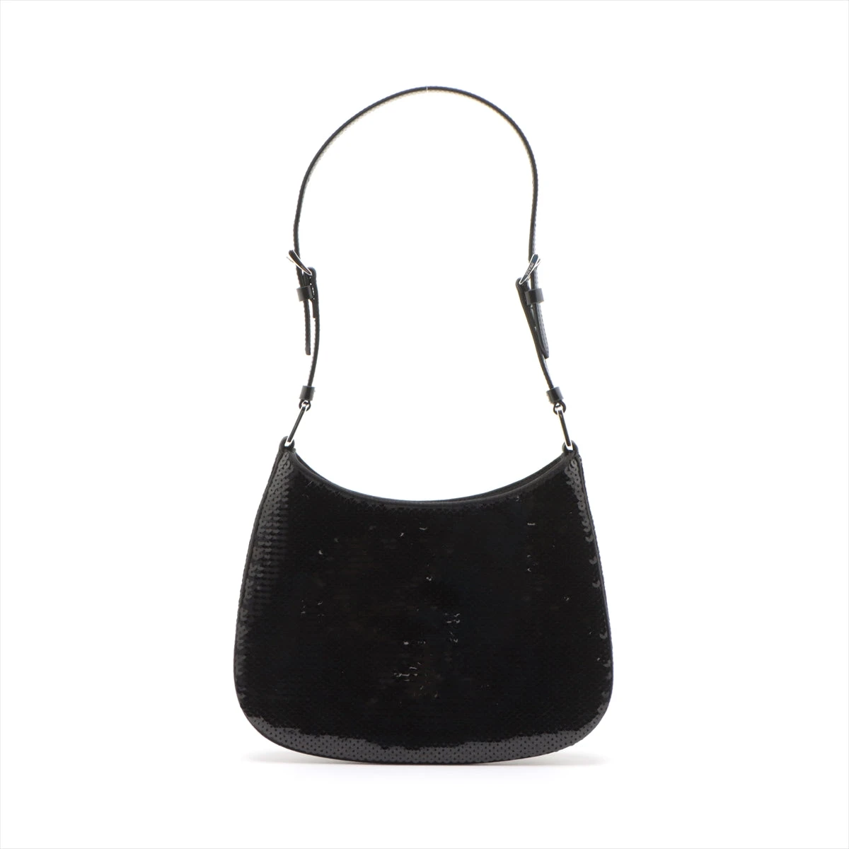 プラダ クレオ スパンコール ショルダーバッグ ブラック 1BC169 プラダ クレオ スパンコール ショルダーバッグ ブラック 1BC169