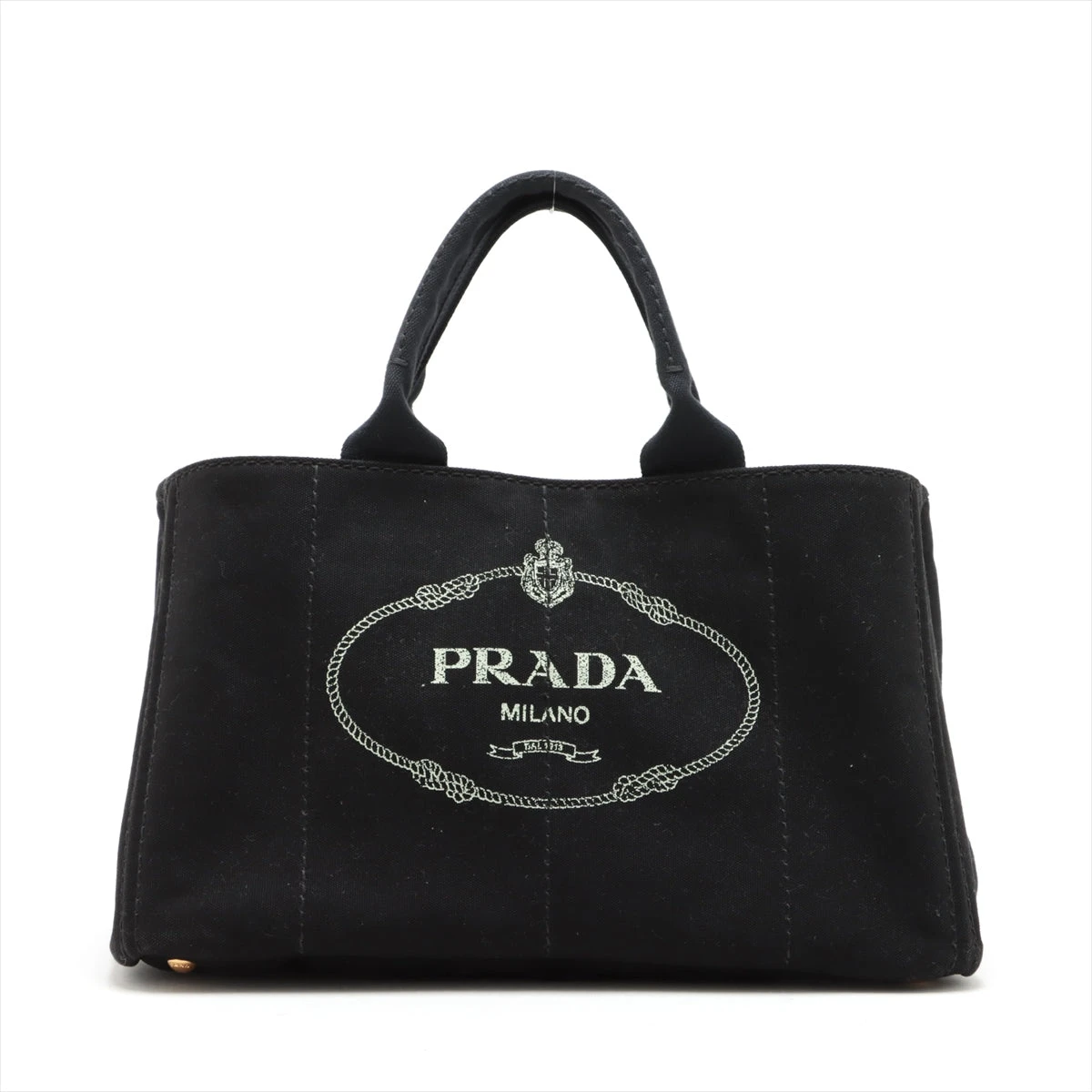 【VINTAGE】プラダ カナパ キャンバス ハンドバッグ PRADA プラダ ハンドバッグ インディゴ カナパ キャンバス
