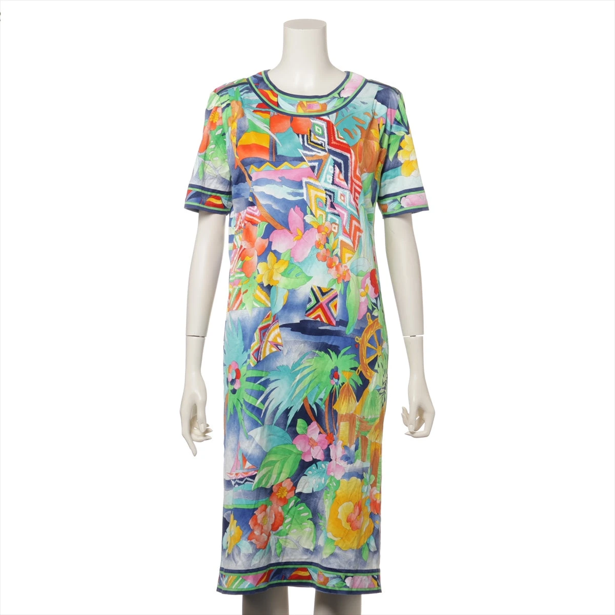 レオナールファッション コットン ワンピース M レディース マルチ  