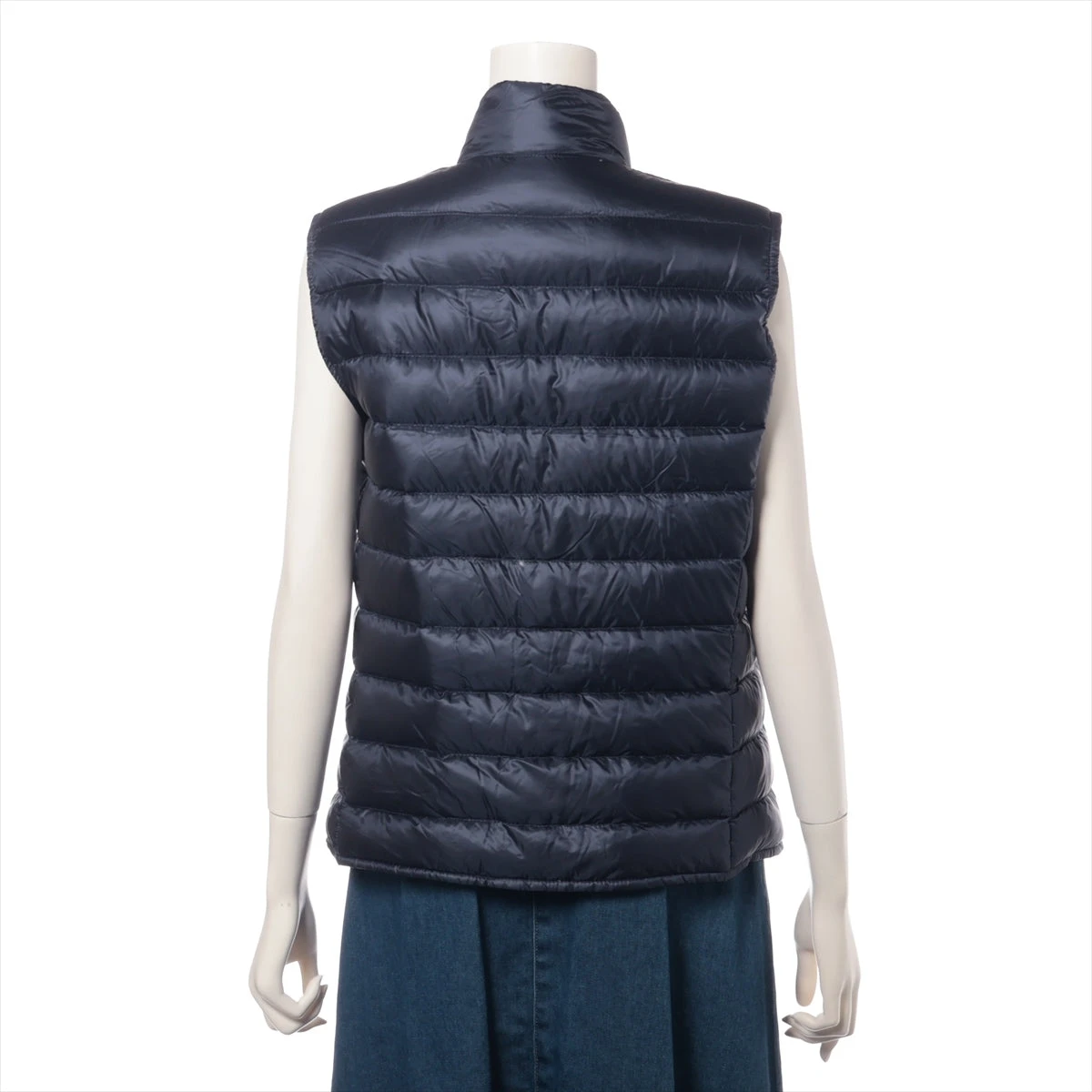 未使用級✨MONCLER モンクレール LIANEダウンベスト ネイビー　1 モンクレール LIANE 13年 ナイロン ダウンベスト 4 レディース