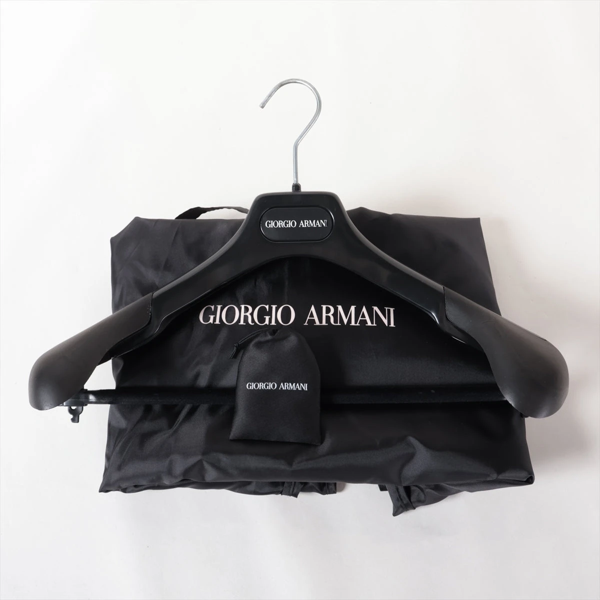 ジョルジオアルマーニ カシミヤ ロングコート L メンズ ネイビー