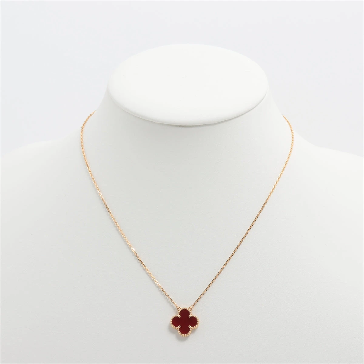 ✴︎希少✴︎ アンティークネックレス オリジナルデザイン カーネリアン ヴァンクリーフ&アーペル ヴィンテージアルハンブラ