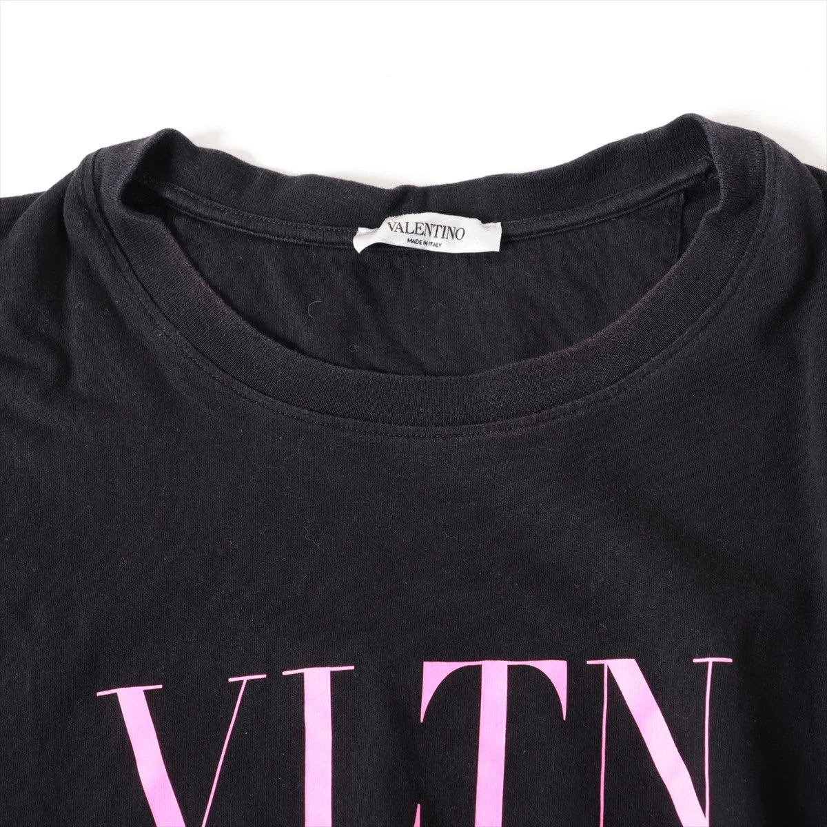 ヴァレンティノ VLTNロゴ コットン Tシャツ XL ブラック