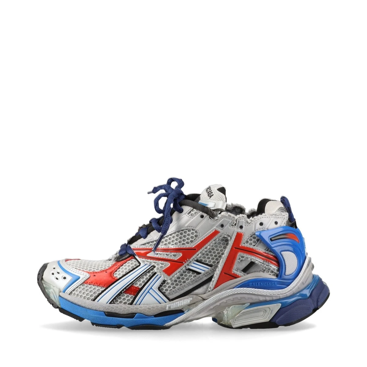 バレンシアガ ランナー メッシュ×ラバー スニーカー 41 メンズ マルチ 