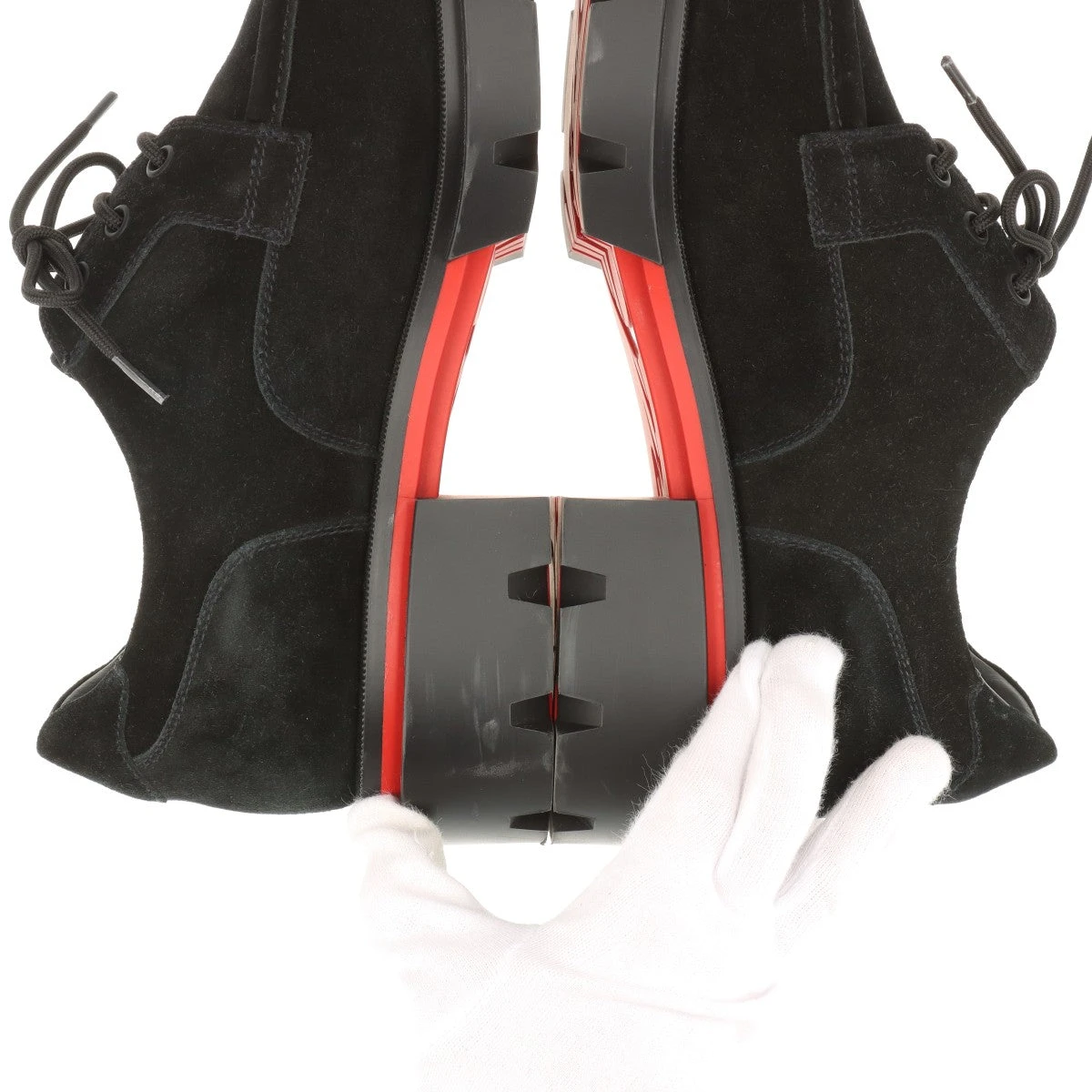 クリスチャンルブタン スエード レザーシューズ 41 1/2 メンズ