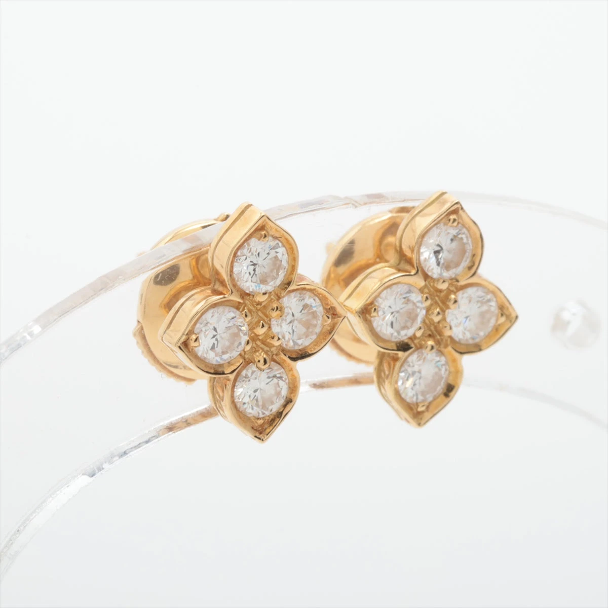 カルティエ ヒンドゥ ダイヤ ピアス 750(YG) 2.3g A3233758｜中古