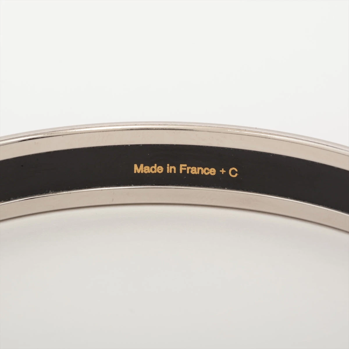 エルメス エマイユPM バングル GP シルバー A3233576｜中古ブランド品 