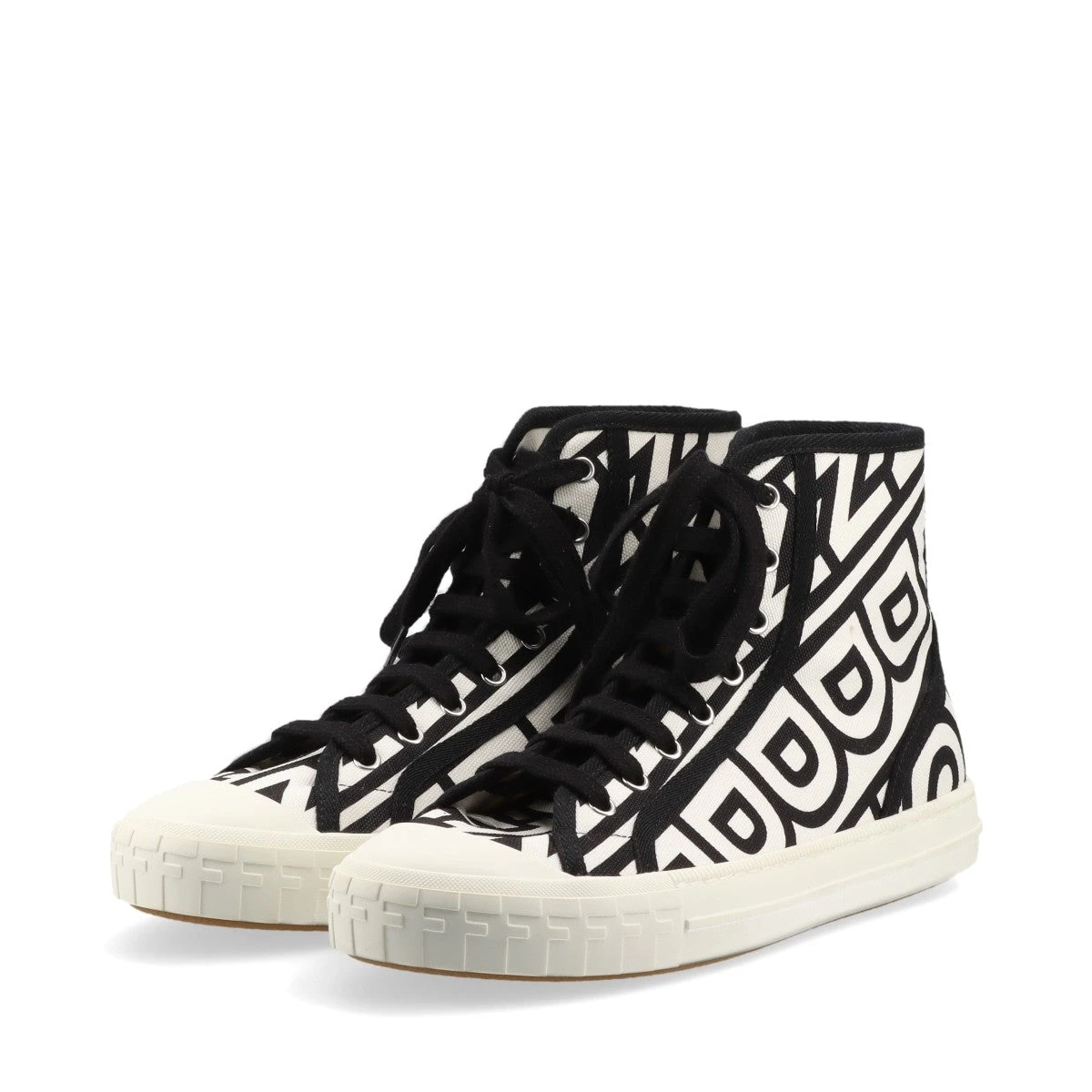 フェンディ×マークジェイコブス キャンバス ハイカット