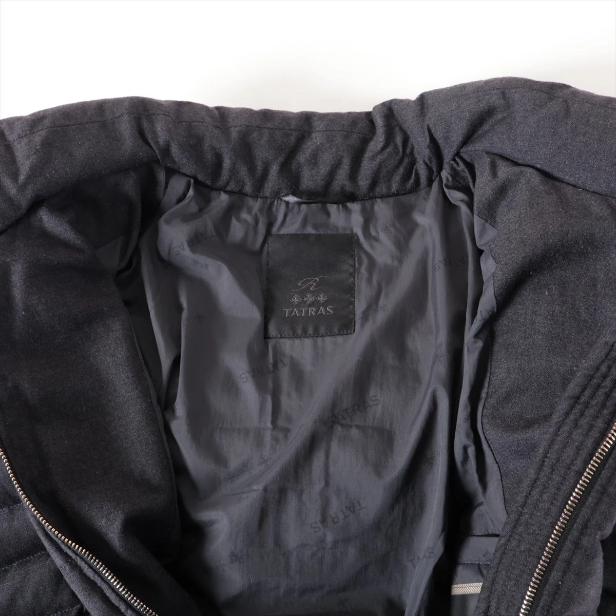 【美品】　ヒロタ　フォックスファー　アンゴラ　ウール　ベルテッドコート　L 黒 追加》【Hella/ヘラ】別注HIGHNECK BATTING コート（その他
