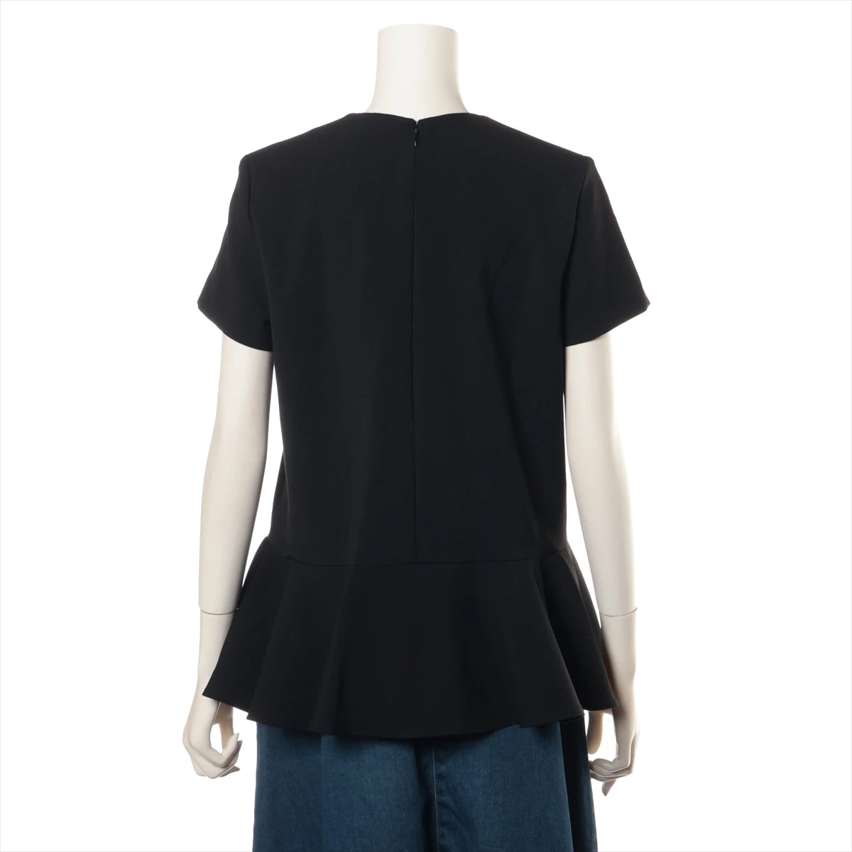 ヨーコチャン ポリエステル×レーヨン ブラウス 38 レディース ブラック