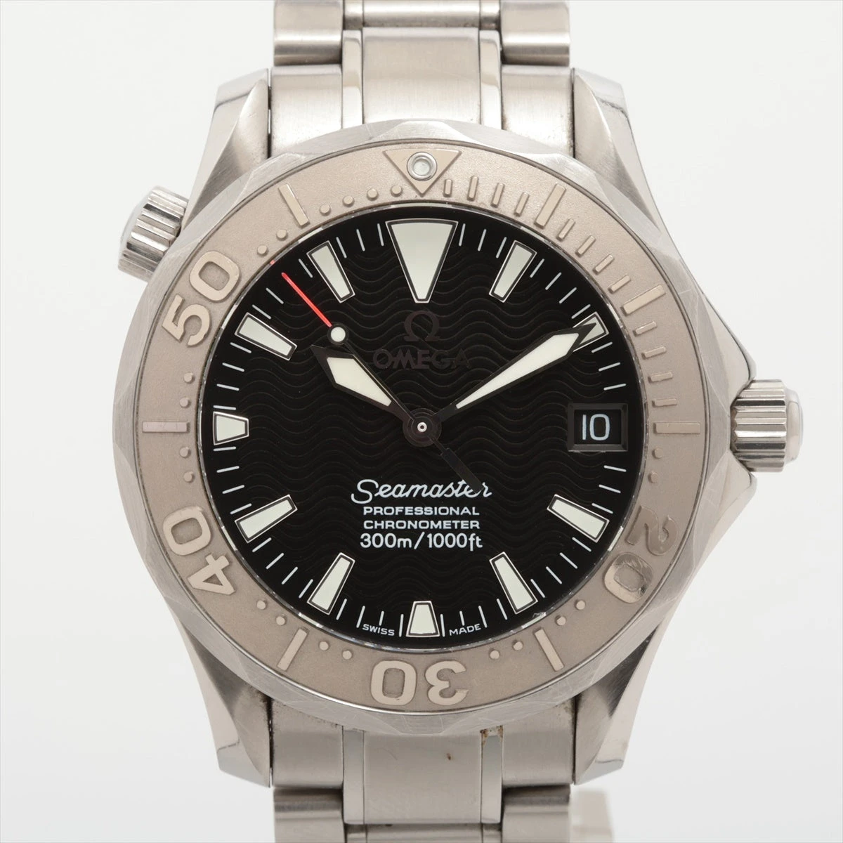 オメガ シーマスター 2236.50 SS×WG AT 黒文字盤 A3246865｜中古