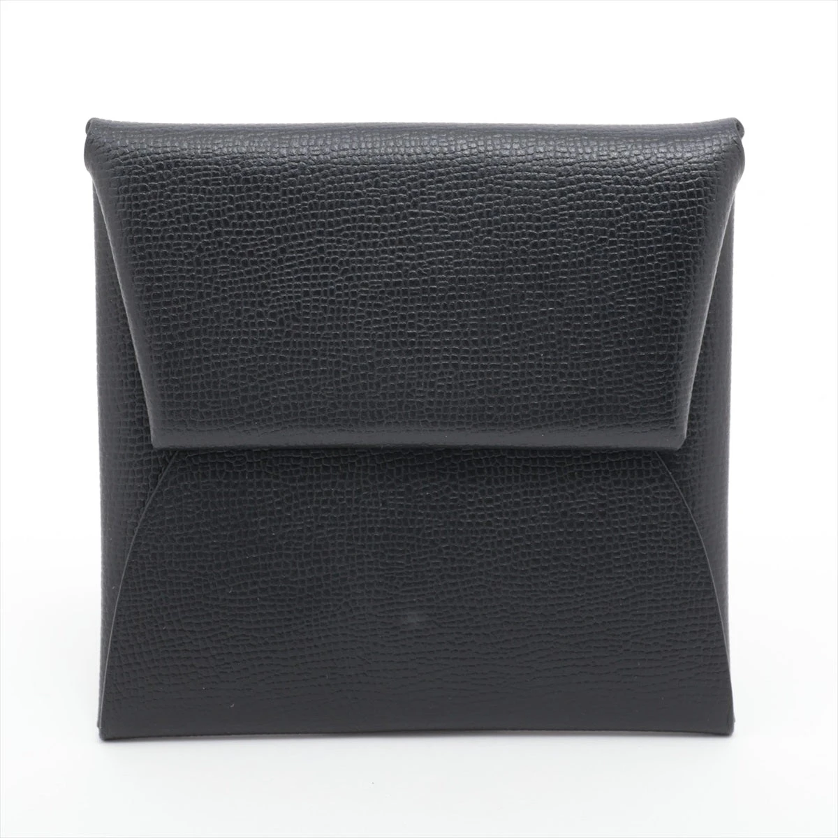 HERMES バスティア コインケース レザー ヴォーマダム ブラック