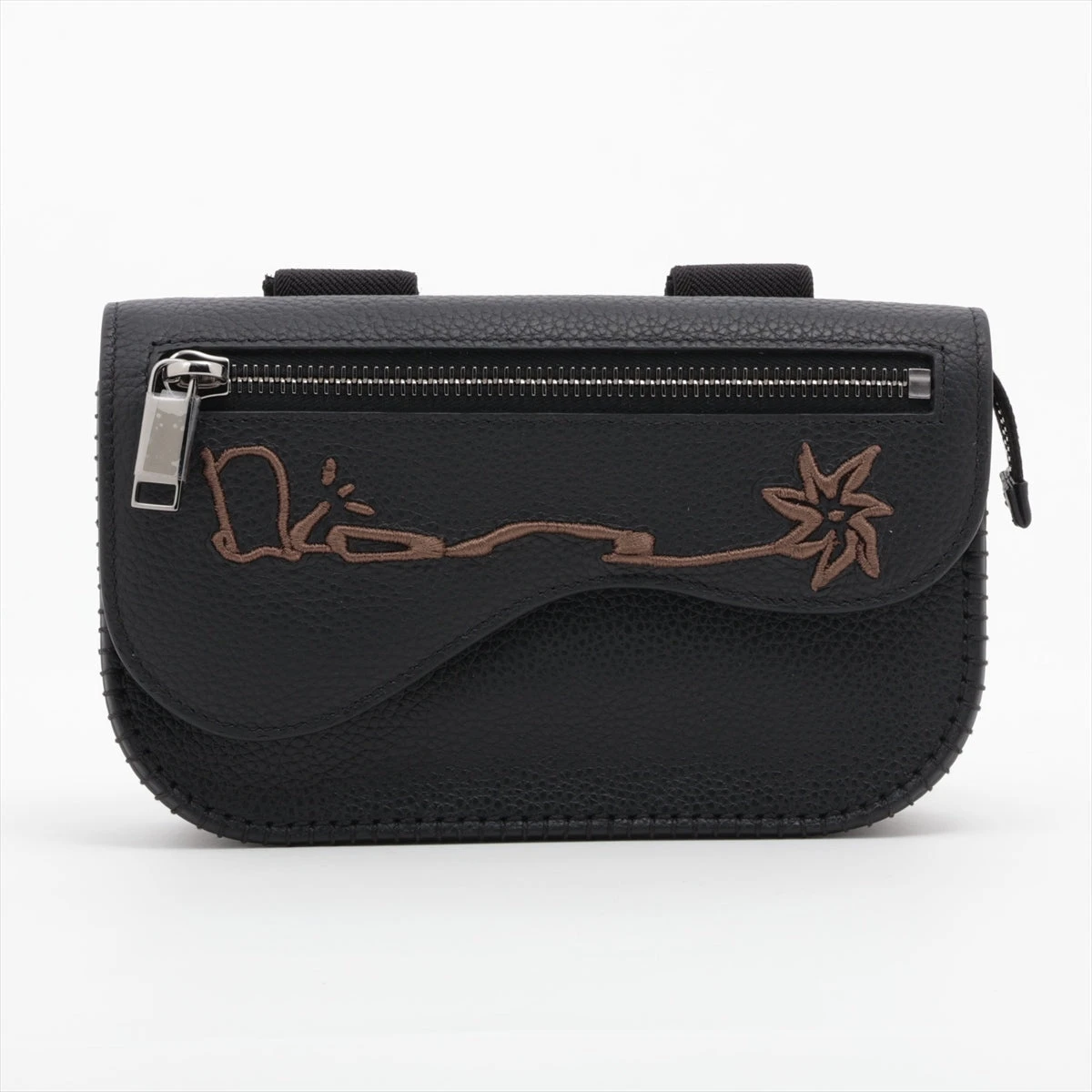 ディオール×カクタスジャック レザー アームポーチ ブラック YZ066252