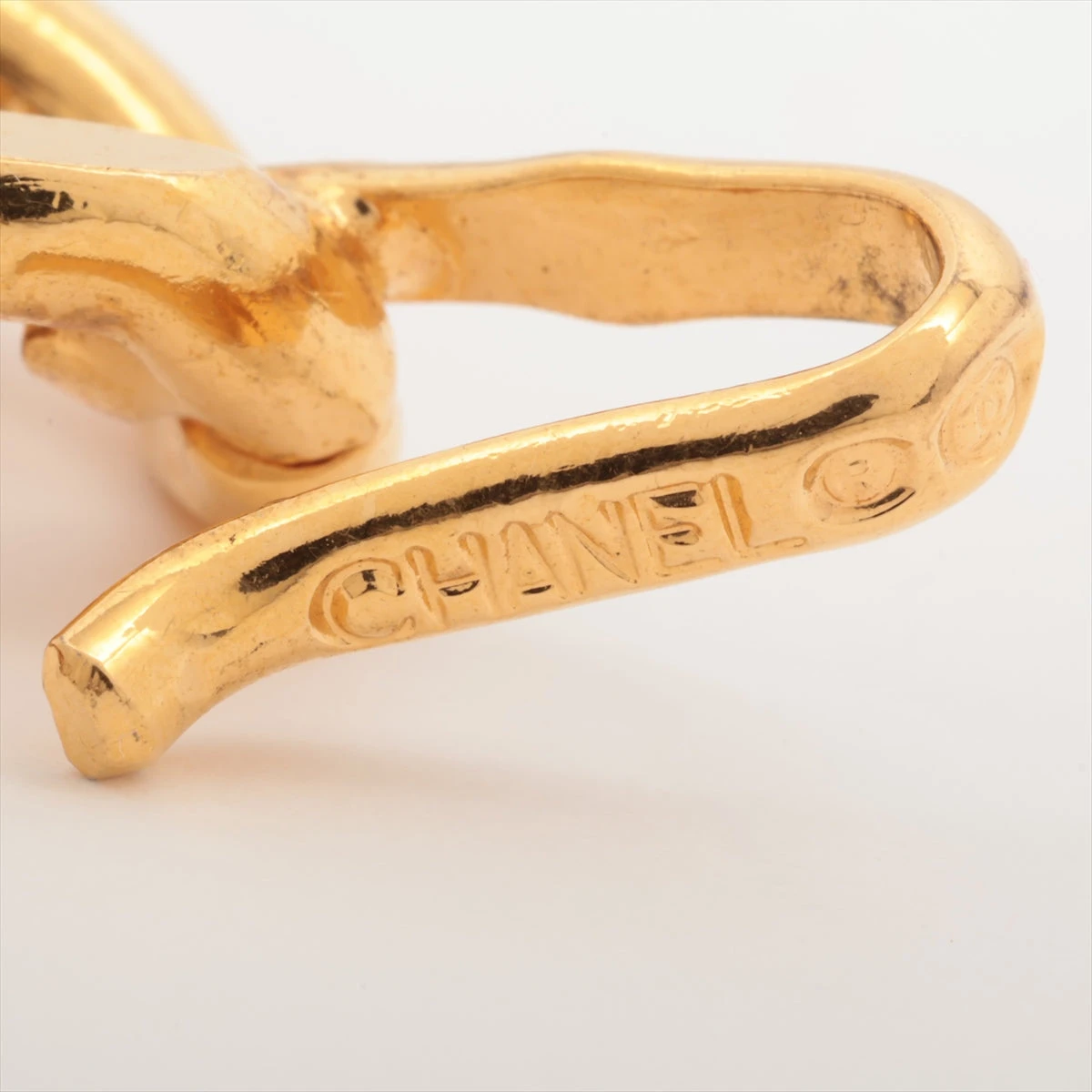 シャネル　ベルト　タグ付き　ココマーク　レザー　ボルドー　ゴールド金具　ベルト CHANEL/シャネル】ココマーク ゴールド金具 ベルト ボルドー