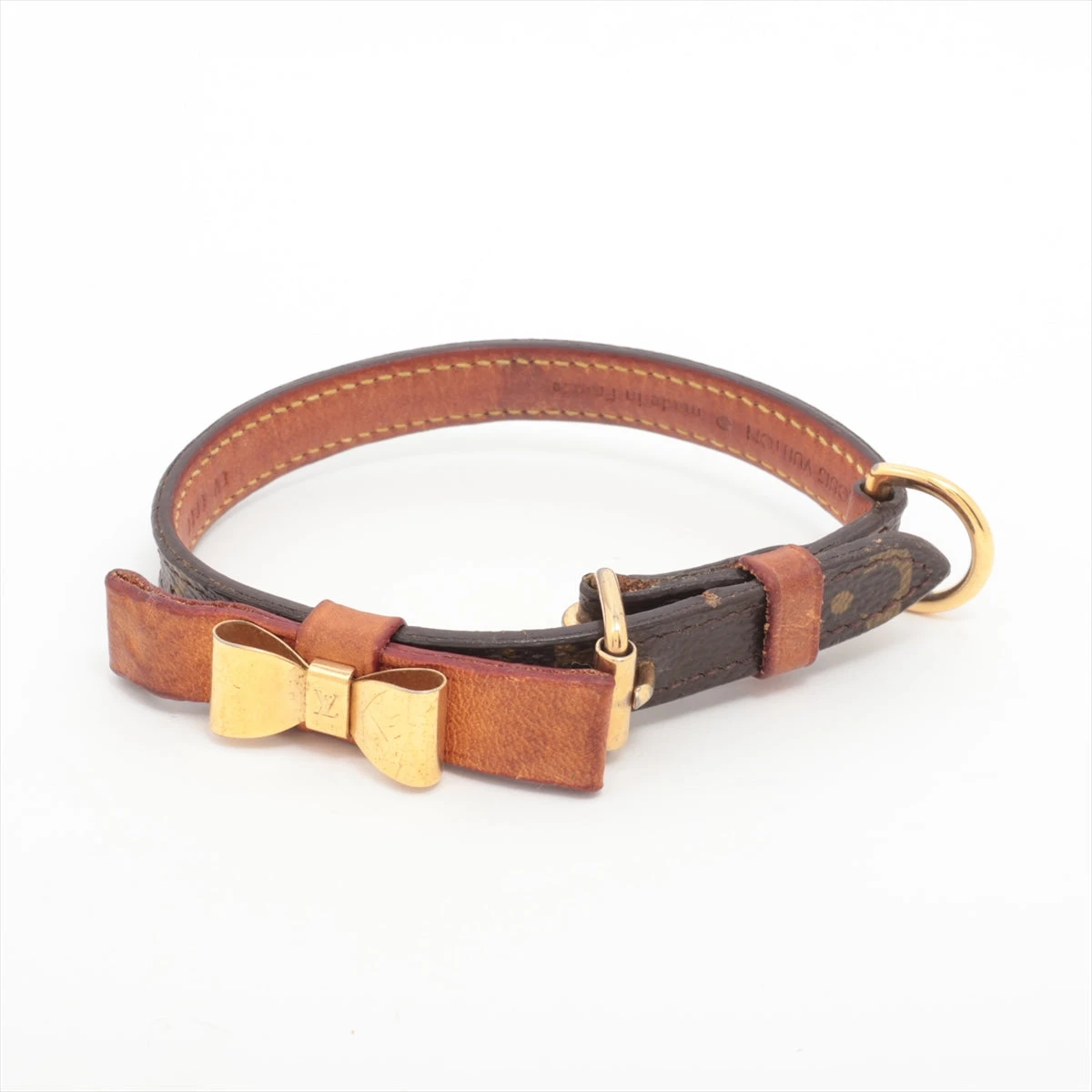 ■確認用■ルイヴィトン*レッス・バクスターMM ルイヴィトン(LOUIS VUITTON)|リード(レッスバクスターMM)首輪（コリエ
