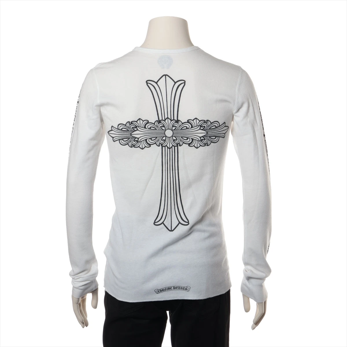 クロムハーツ ロングTシャツ コットン×ポリエステル サイズM ホワイト 