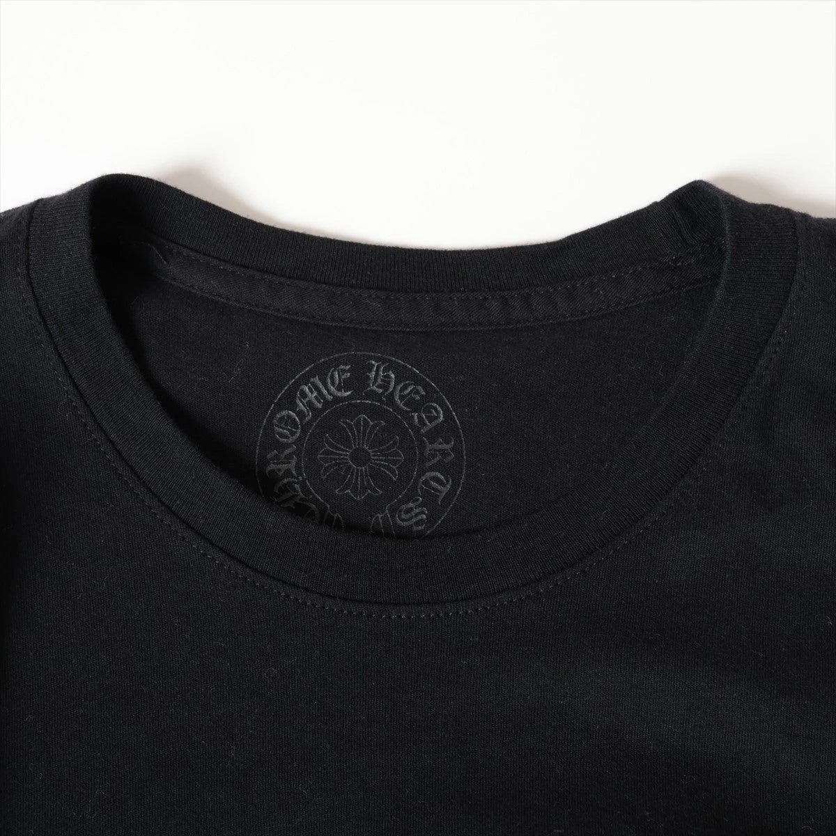 確実正規品　東京限定　クロムハーツ ロンT 長袖　トップス　ブラック サイズS CHROME HEARTS クロムハーツ サーマル 長袖 ロンT 黒 ブラック
