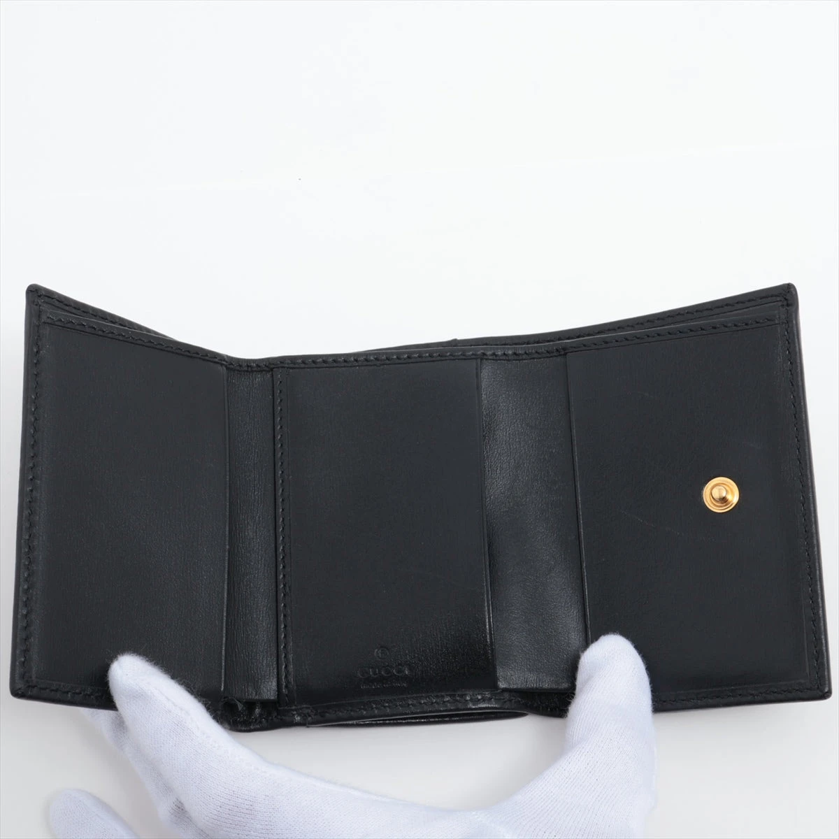 グッチ ホースビット 644462 レザー コンパクトウォレット