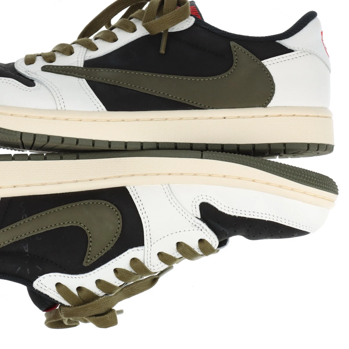 ナイキ×トラヴィススコット AIR JORDAN 1 LOW OG SP レザー×スエード